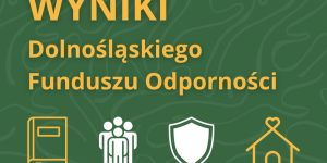 plakat wyniki dolnośląskiego funduszu odporności